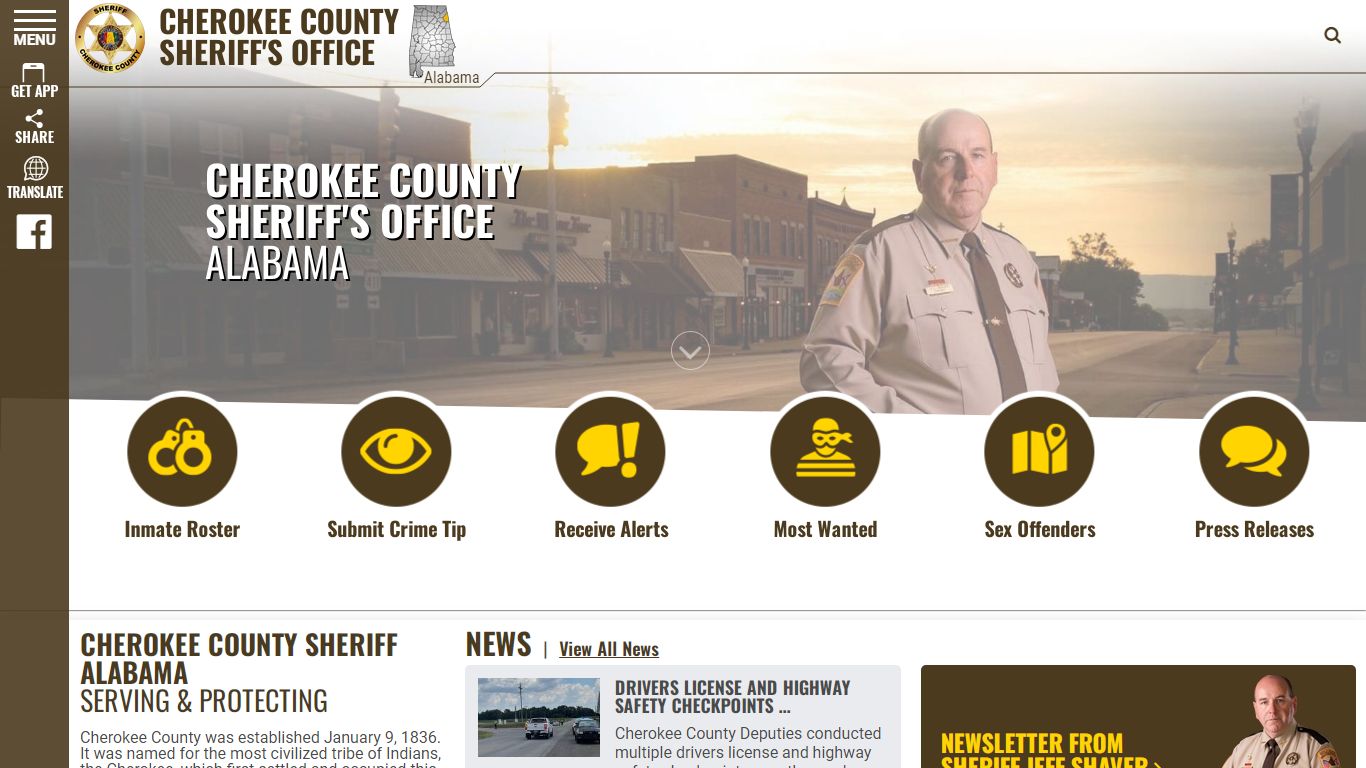 Inmate Roster - Current Inmates Alpha A - Cherokee County Sheriff AL